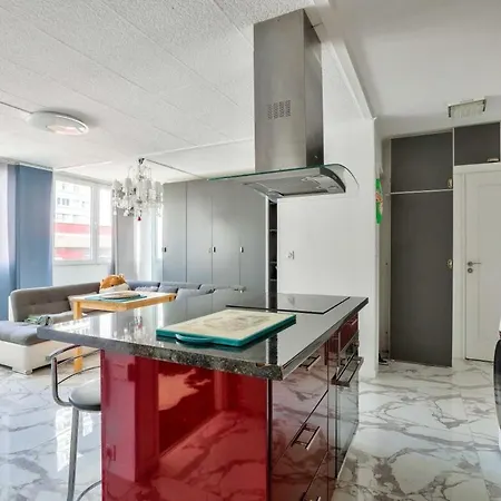 Stunning 1 Bedroom Flat Near Place D'italie 아파트